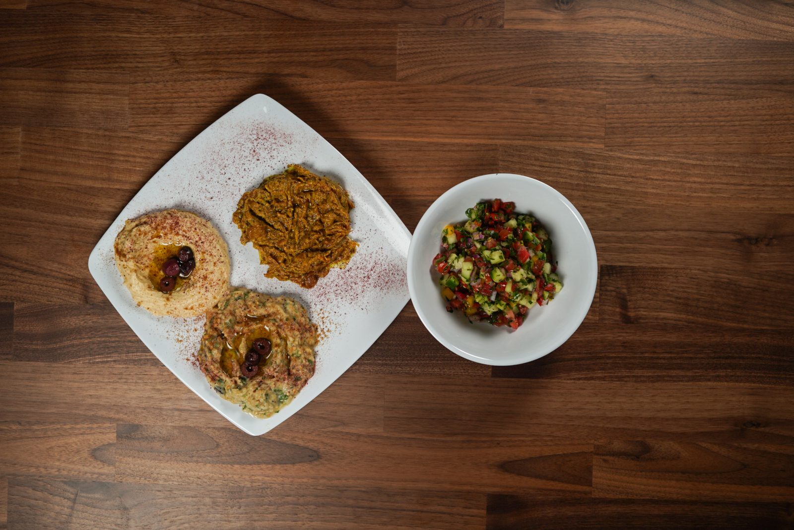 Sampler plate of mezze